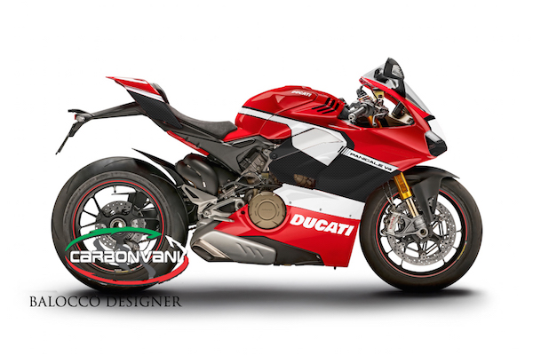 Carbonvani - Ducati Panigale V4 / S / Speciale "ARUBA Ver 2" Design Carbon Fiber Full Fairing Kit - ROAD VERSION (8 pieces) Carbonvani - Ducati Panigale V4 / S / Speciale "ARUBA Ver 2" Design Carbon Fiber Full Fairing Kit - ROAD VERSION (8 pieces)